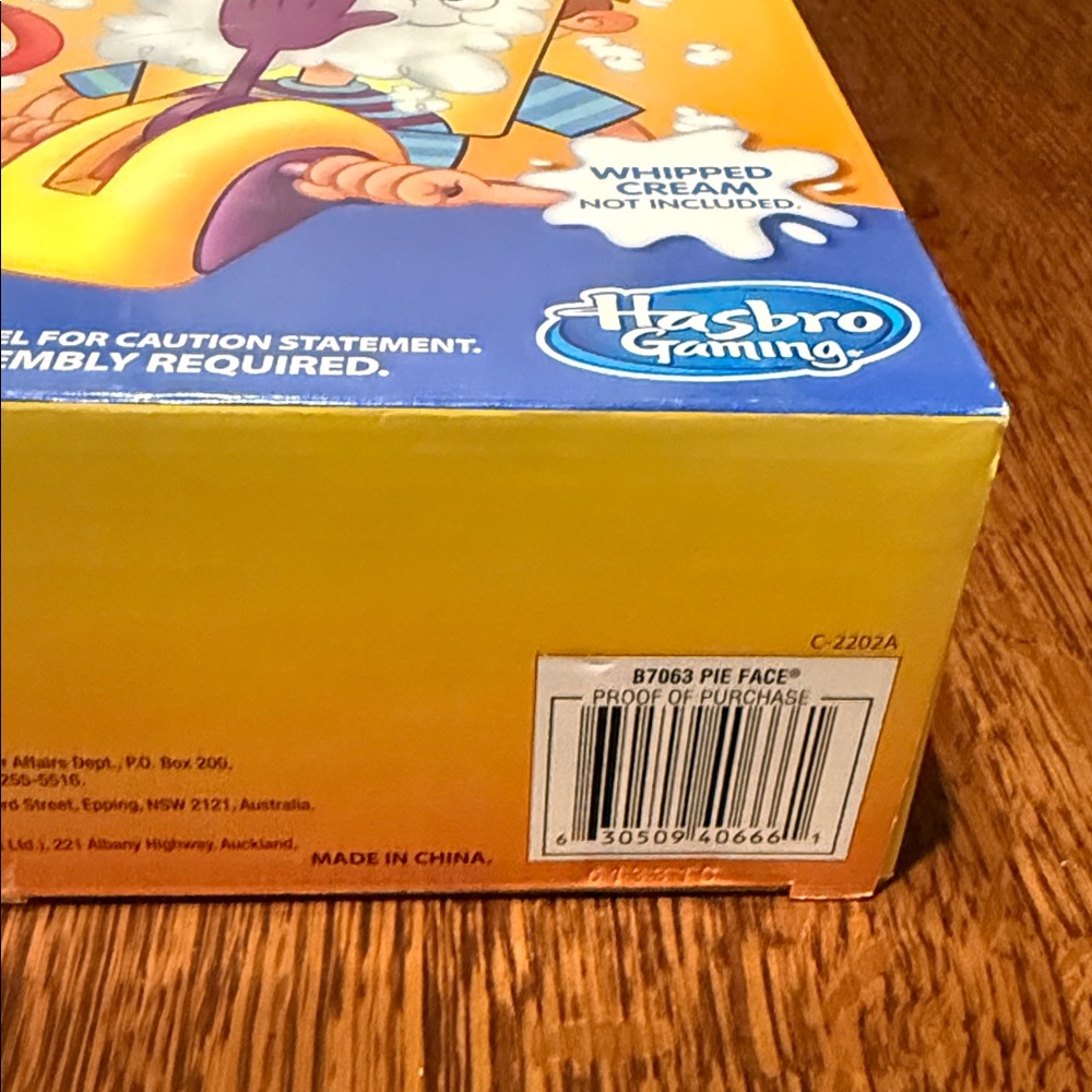 Hasbro Pie Face Game - Red, Yellow, Blue - Picture 2 of 3